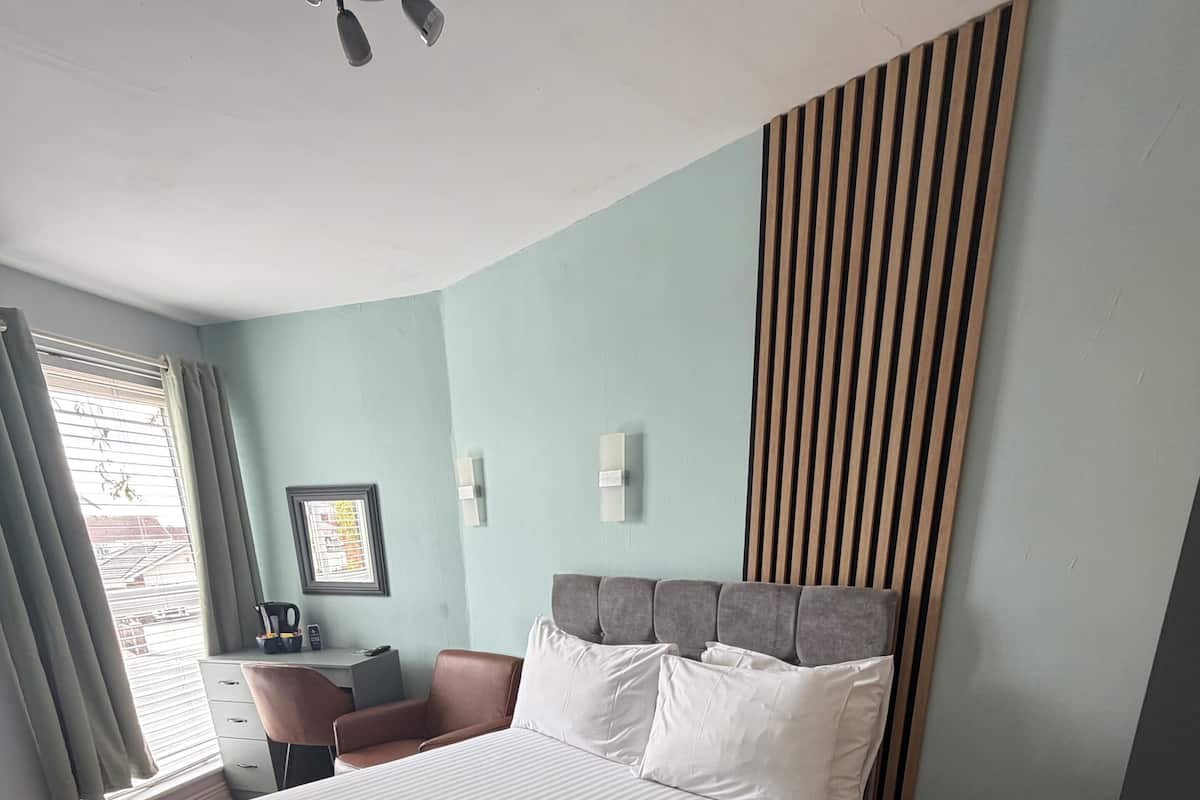 Desk, iron/ironing board, free WiFi, bed sheets