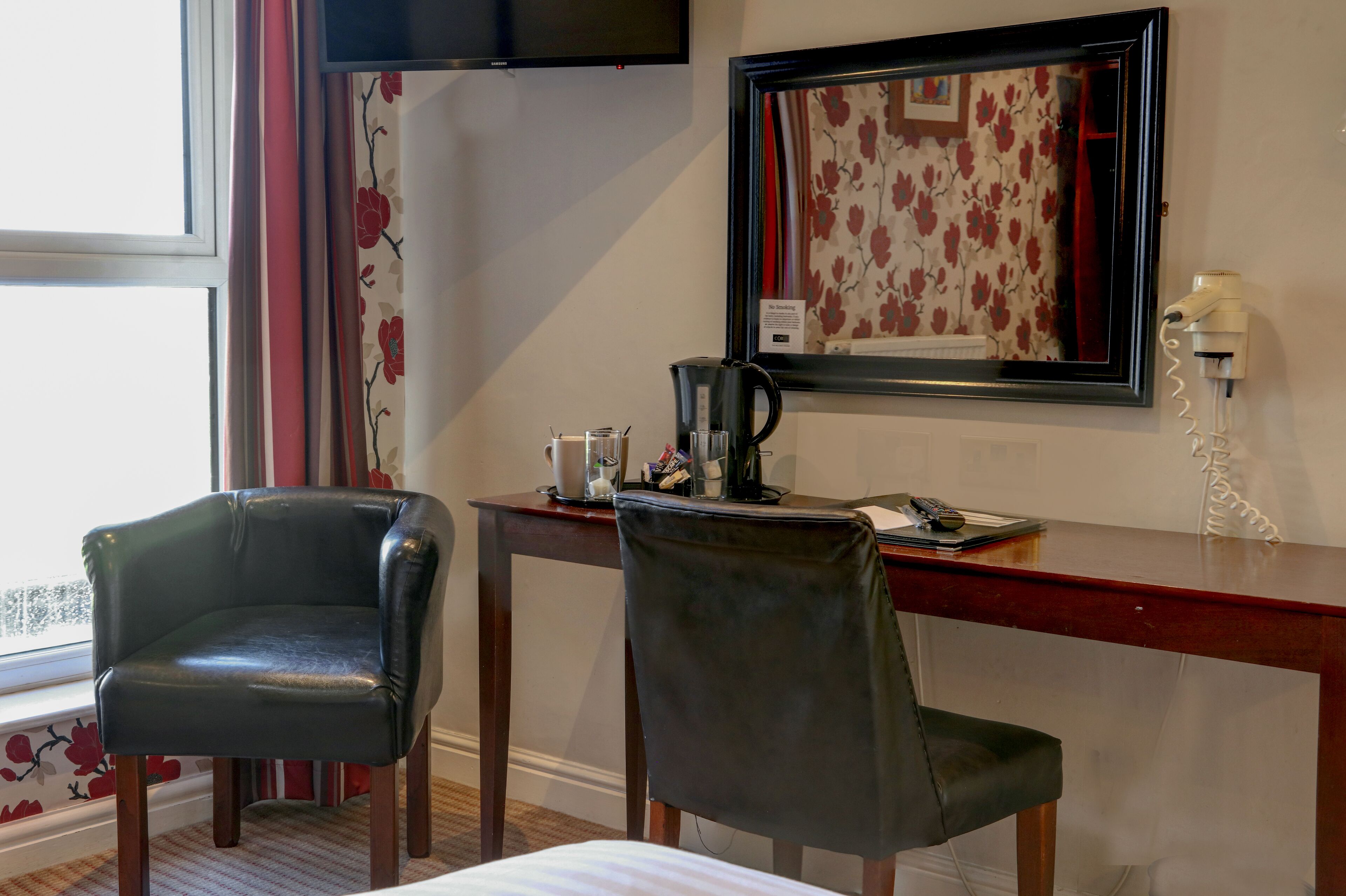 desk, iron/ironing board, free wifi, bed sheets