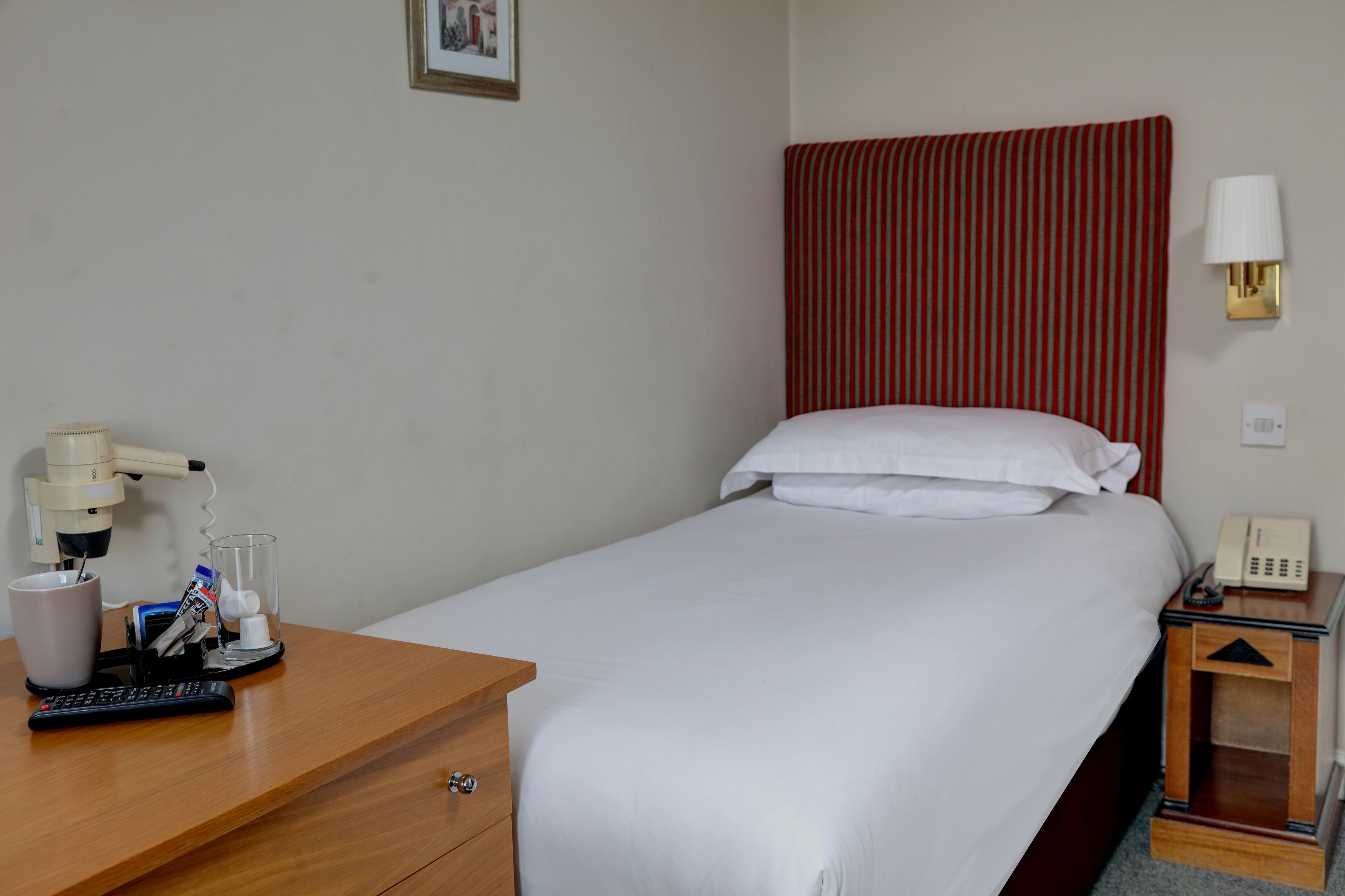 desk, iron/ironing board, free wifi, bed sheets