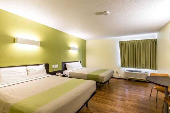 Deluxe Room, 2 Queen Beds, Non Smoking, Refrigerator & Microwave