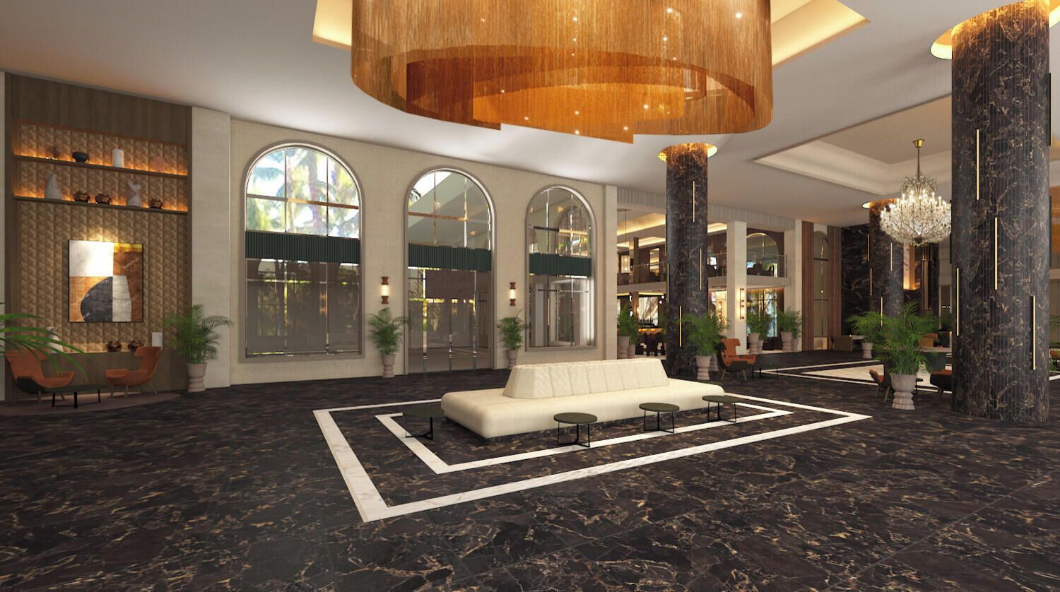 Lobby sitting area