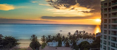 Blick von der Unterkunft