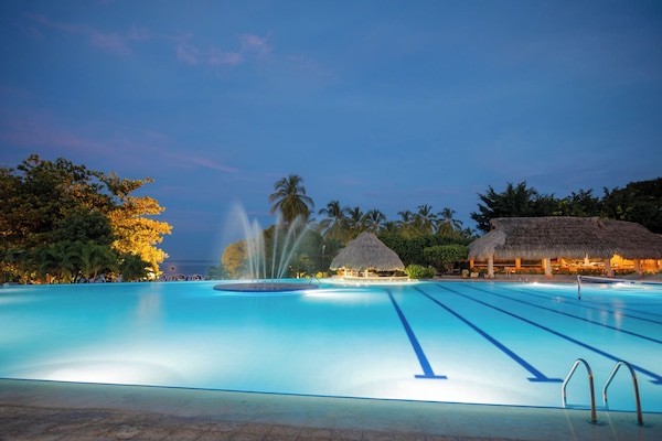 2 outdoor pools, open 9 AM to 9:00 PM, pool umbrellas, sun loungers