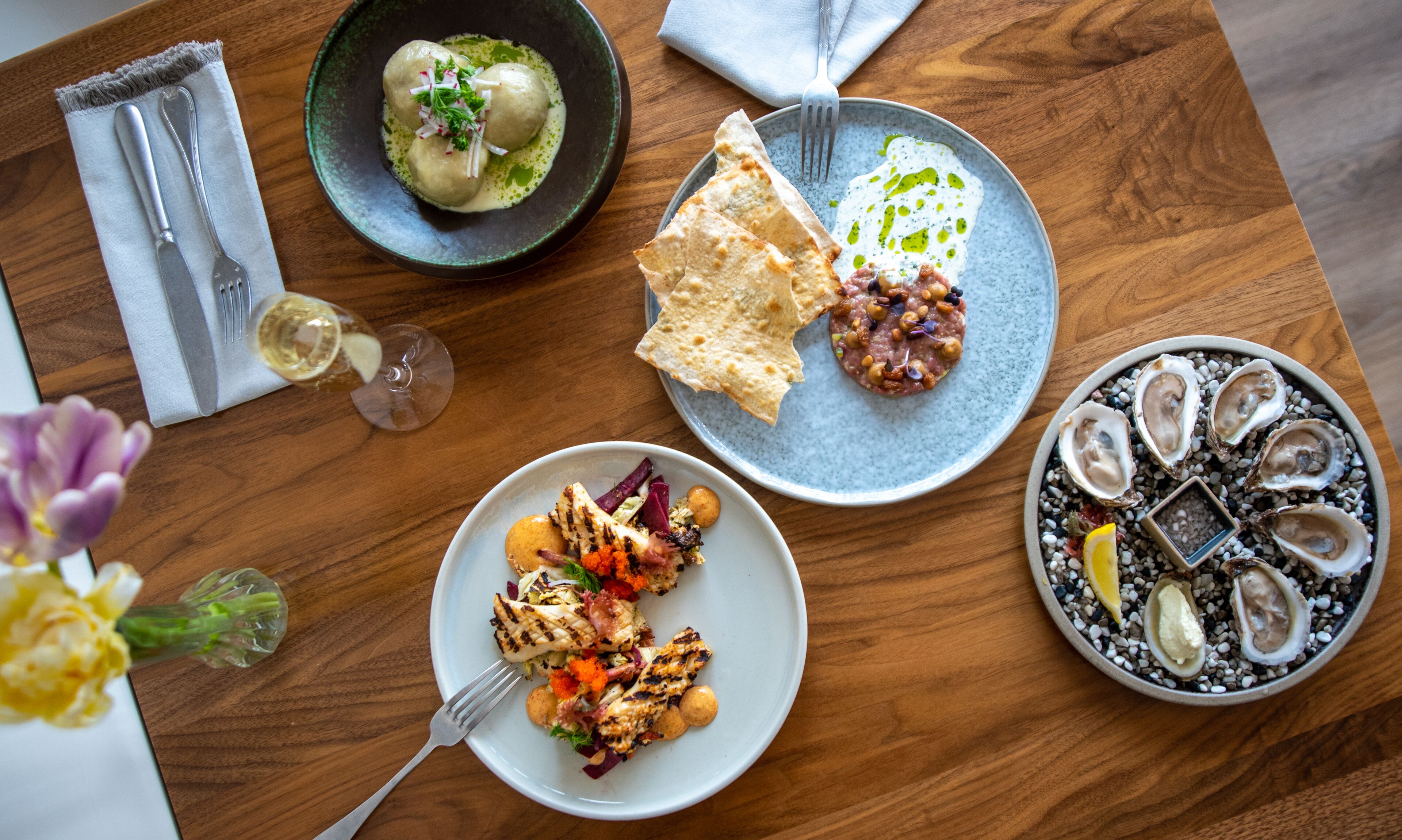 breakfast and dinner served