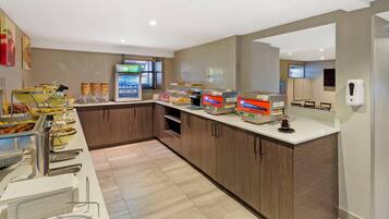 Free daily on-the-go breakfast