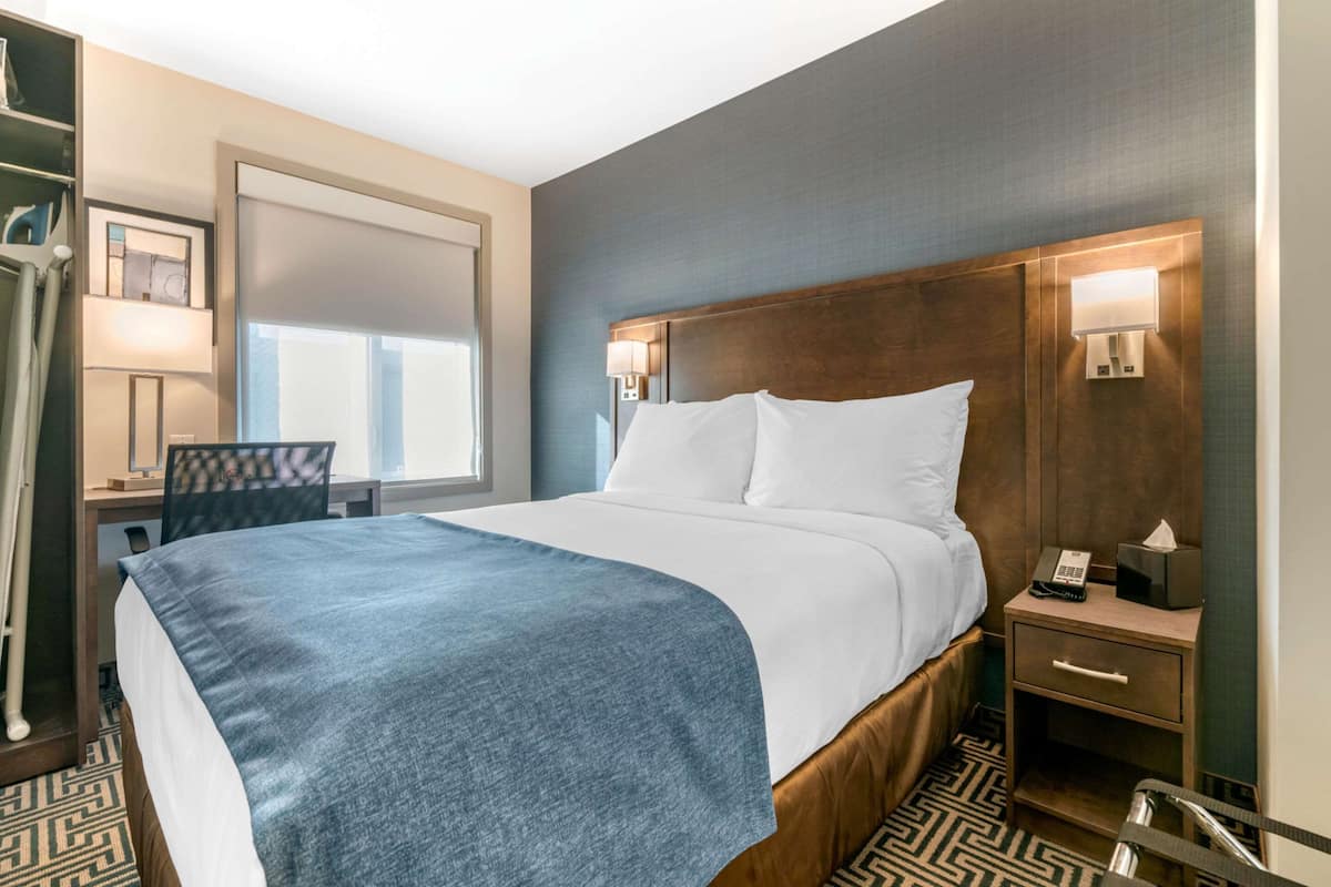 Standard Room, 1 Double Bed, Non Smoking | In-room safe, desk, laptop workspace, blackout curtains