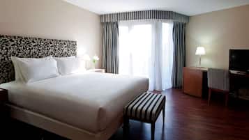 Literie de qualité supérieure, couette en duvet d'oie, minibar