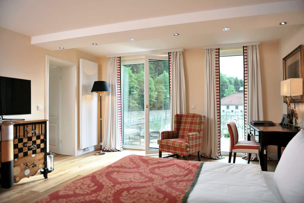 Comfort Doppelzimmer mit Balkon | Ausblick vom Zimmer