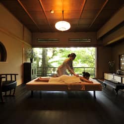 Hot springs, body treatments, aromatherapy, body scrubs, facials