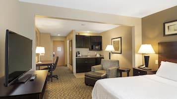 Habitación estándar, 1 cama King size | Ropa de cama de alta calidad y caja de seguridad en la habitación