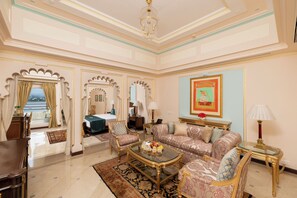 Luxury Suite, Lake View (with Shared Sit-Out) | Frette Italian sheets, premium bedding, down comforters, pillowtop beds