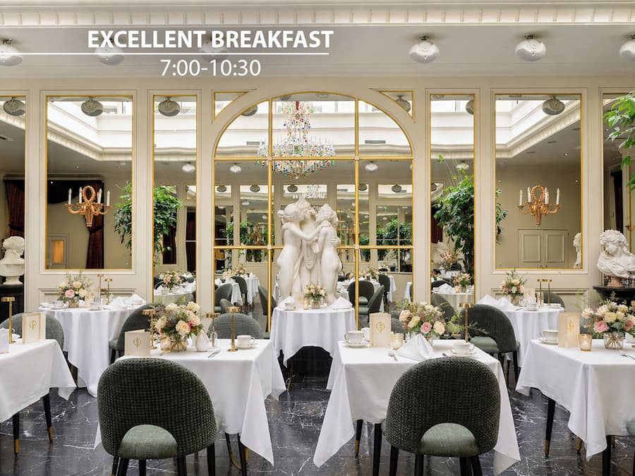 Colazione a buffet a pagamento, servita tutte le mattine