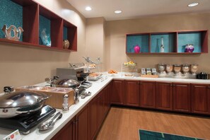 Free daily buffet breakfast