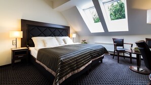 Deluxe Single Room | Minibar, in-room safe, desk, blackout drapes - Selsky Dvur Sivek Hotels (Prague)