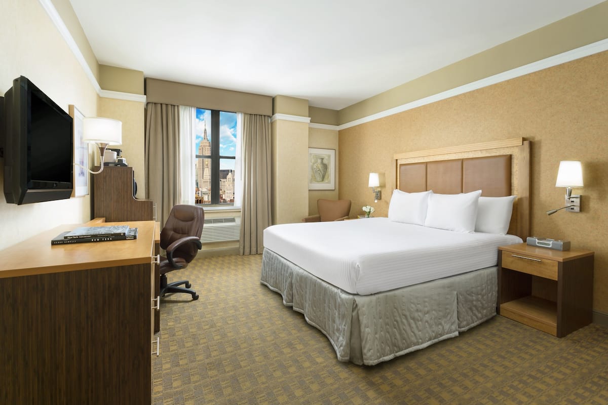 In-room safe, desk, blackout curtains, iron/ironing board