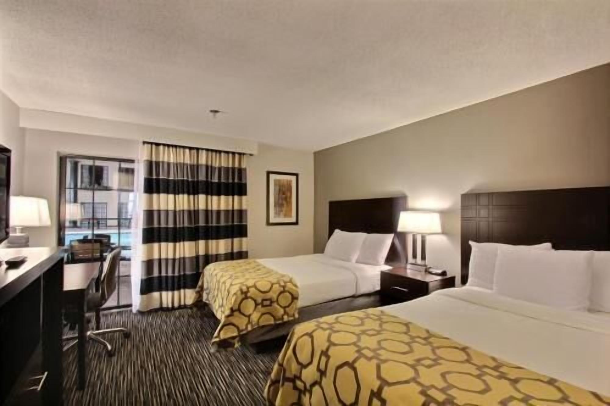 In-room safe, desk, iron/ironing board, free cribs/infant beds