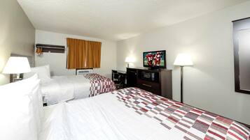 Desk, laptop workspace, free cots/infant beds, free WiFi