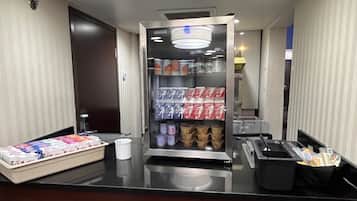 Free daily self-service breakfast