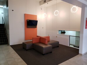 Sitteområde i lobbyen