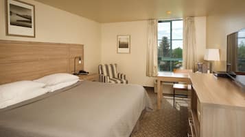 Habitación Business, 1 cama de matrimonio grande | Sistema de insonorización y tabla de planchar con plancha