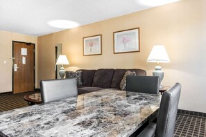 Desk, iron/ironing board, free cribs/infant beds, free WiFi