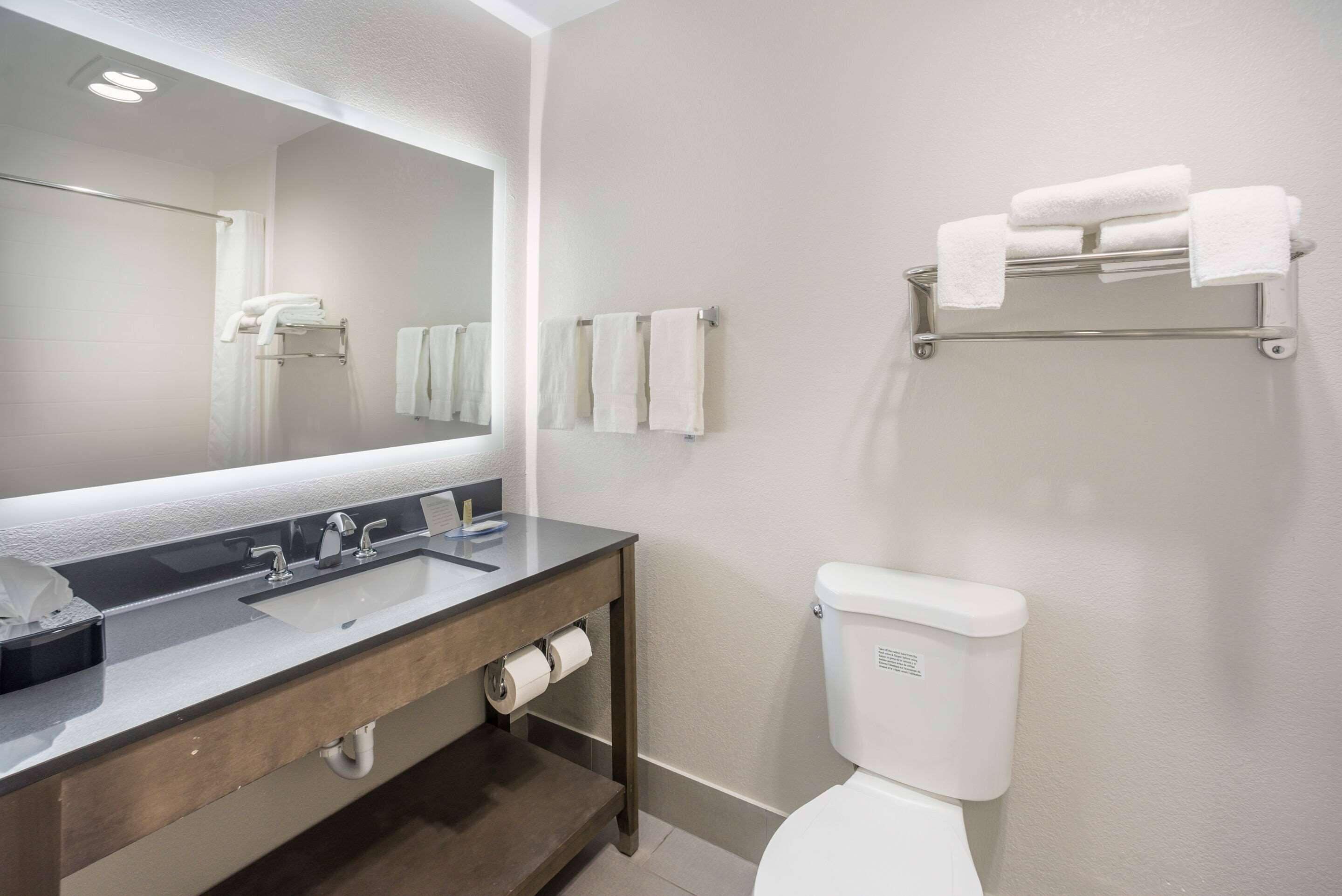 free toiletries, hair dryer, towels, soap