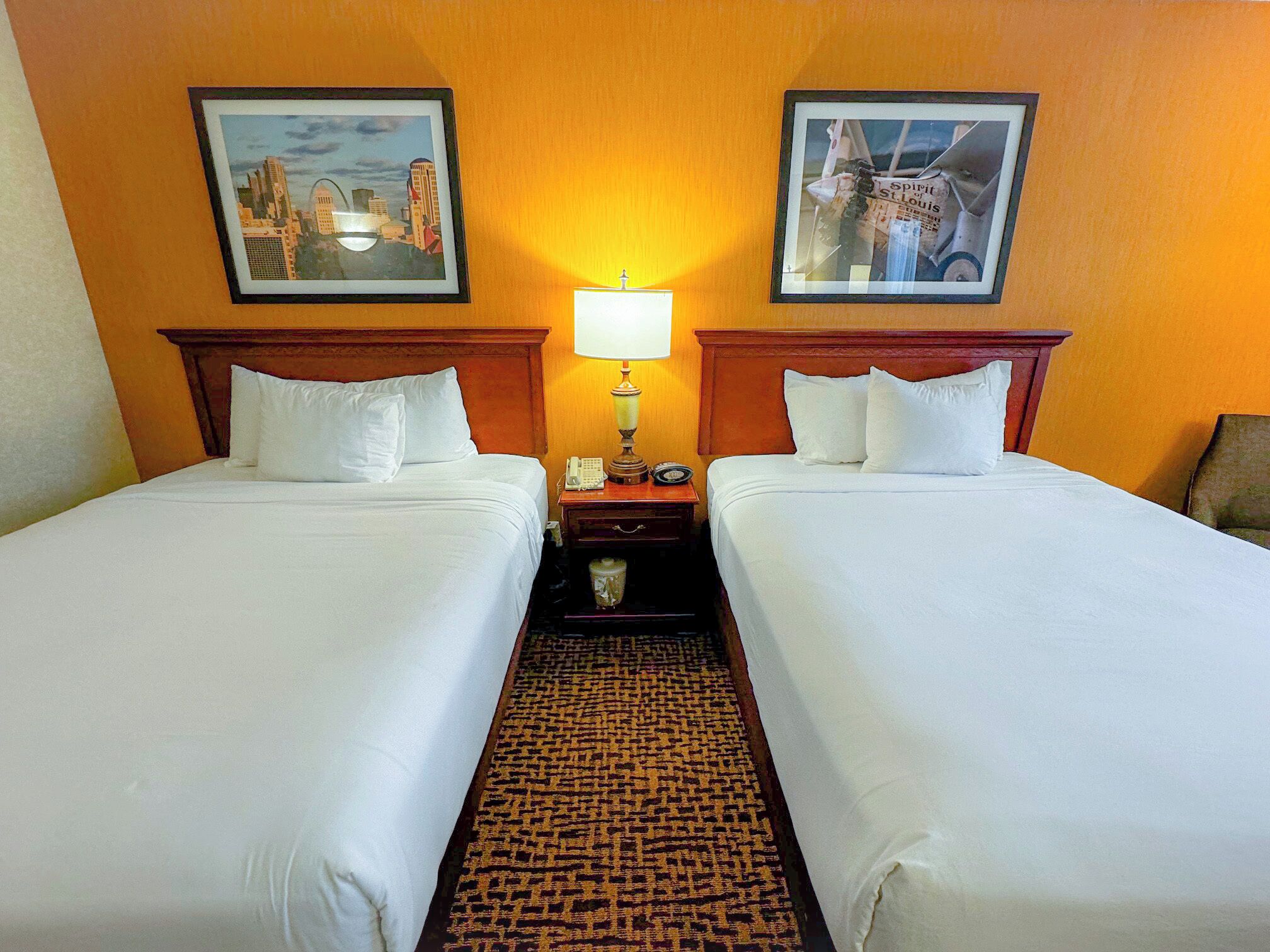 room, 2 queen beds, non smoking | desk, blackout curtains, iron/ironing board, free cots/infant beds