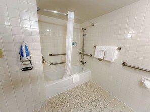 Room, 1 Queen Bed, Mobility Accessible, Non Smoking (Hearing, Tub w/ Grab Bars) | Bathroom - Wingate by Wyndham St. Louis/Fenton Route 66 (Fenton)