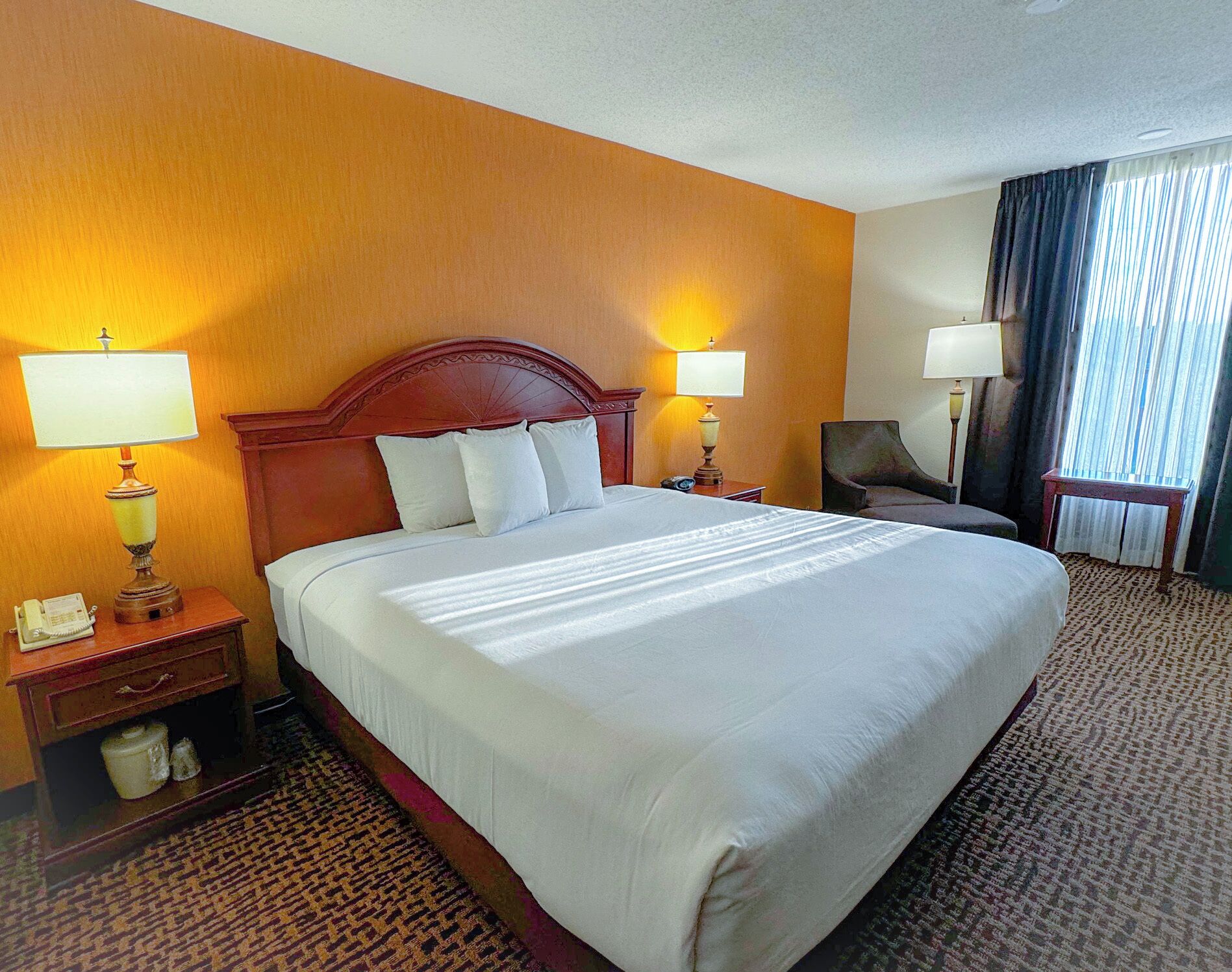 room, 1 king bed, non smoking | desk, blackout curtains, iron/ironing board, free cots/infant beds