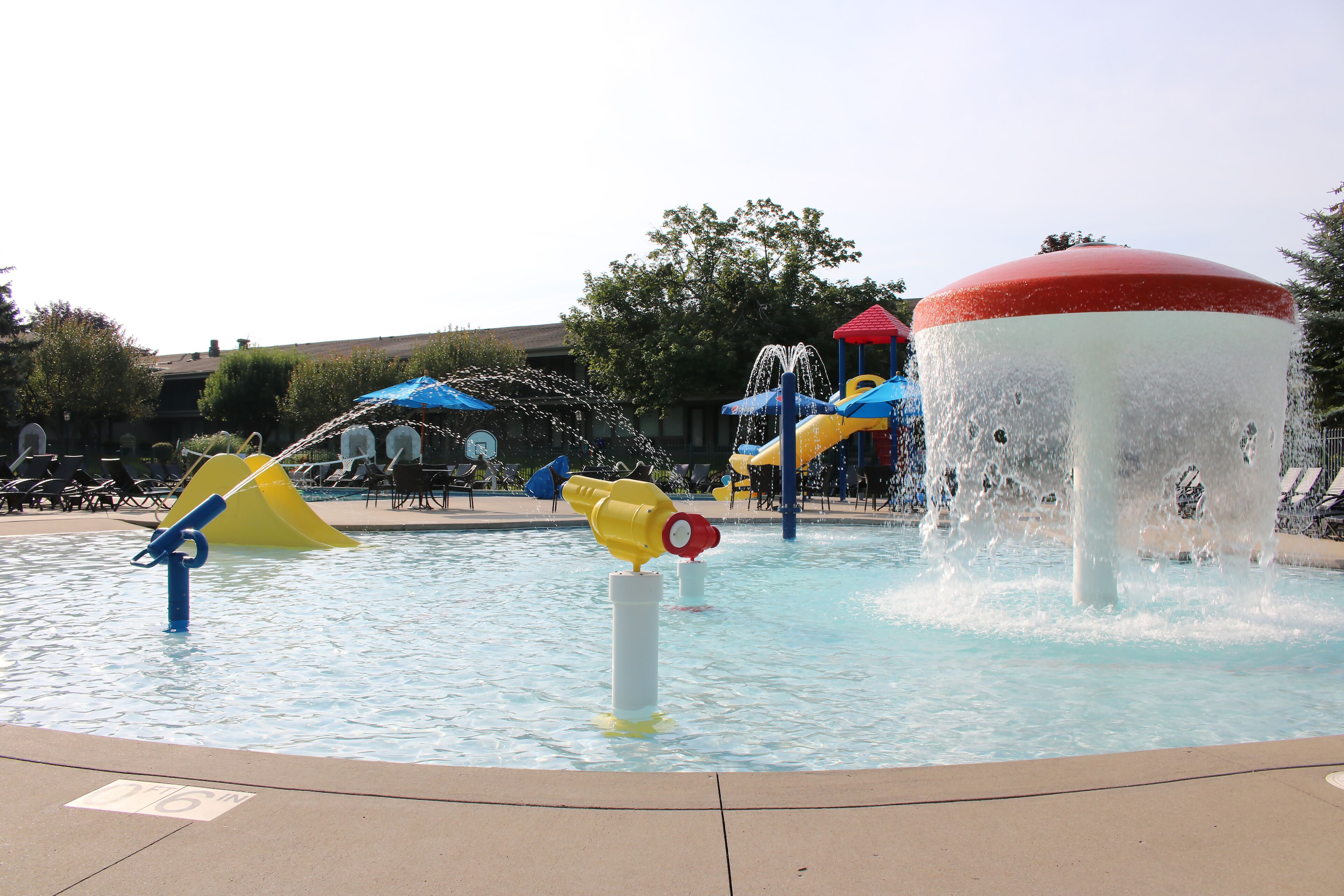 Indoor pool, seasonal outdoor pool