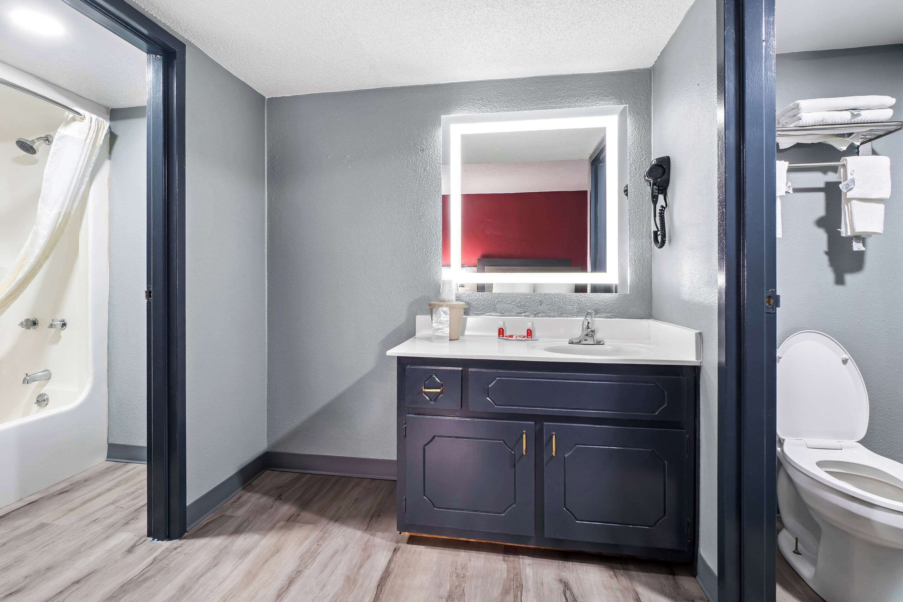 Standard Room, 2 Queen Beds, Non Smoking | Pillowtop beds, desk, laptop workspace, blackout drapes