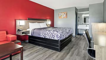 Camas con pillow-top, escritorio y espacio para trabajar con laptop