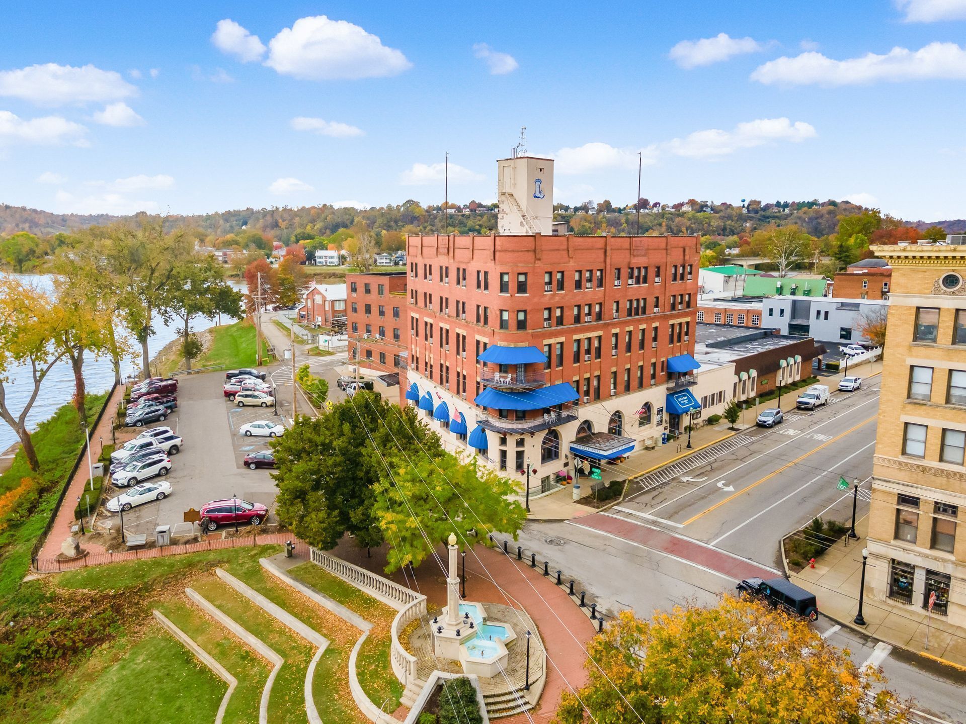 Front of property - evening/night