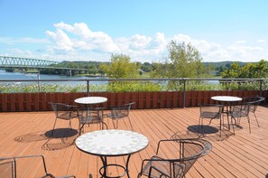 Blick von der Unterkunft