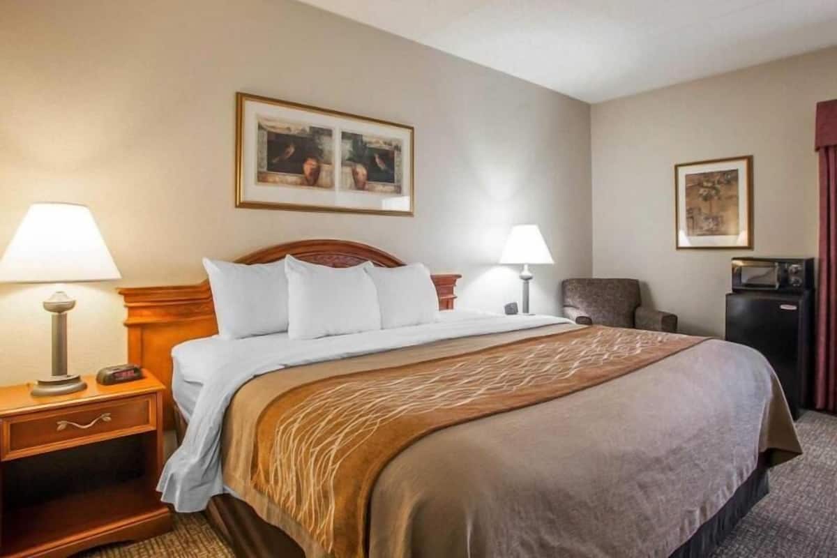 6 chambres, literie de qualité, coffre-fort, bureau