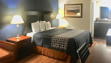 In-room safe, iron/ironing board, WiFi, bed sheets