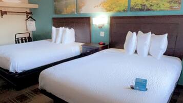 Suite, 2 Queen Beds, Smoking | Premium bedding, desk, blackout drapes, iron/ironing board