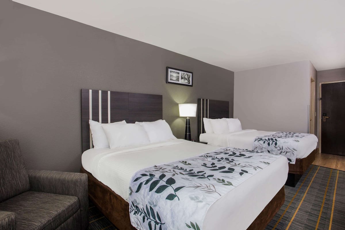 Standard Room, 2 Katil Ratu (Queen) | Peti besi dalam bilik, meja, seterika/papan seterika, Wi-fi percuma