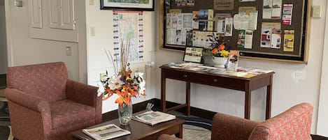 Lobby sitting area