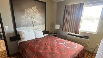 Blackout drapes, iron/ironing board, rollaway beds, free WiFi