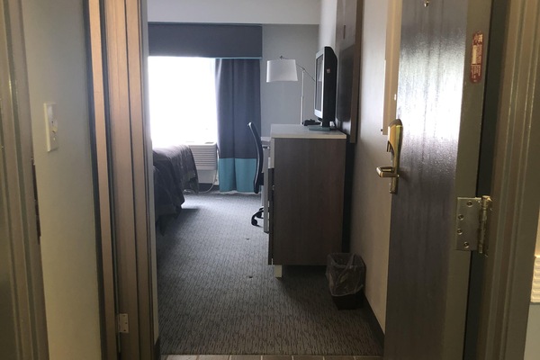 Room, 2 Double Beds, Non Smoking | Desk, blackout drapes, iron/ironing board, cribs (free)