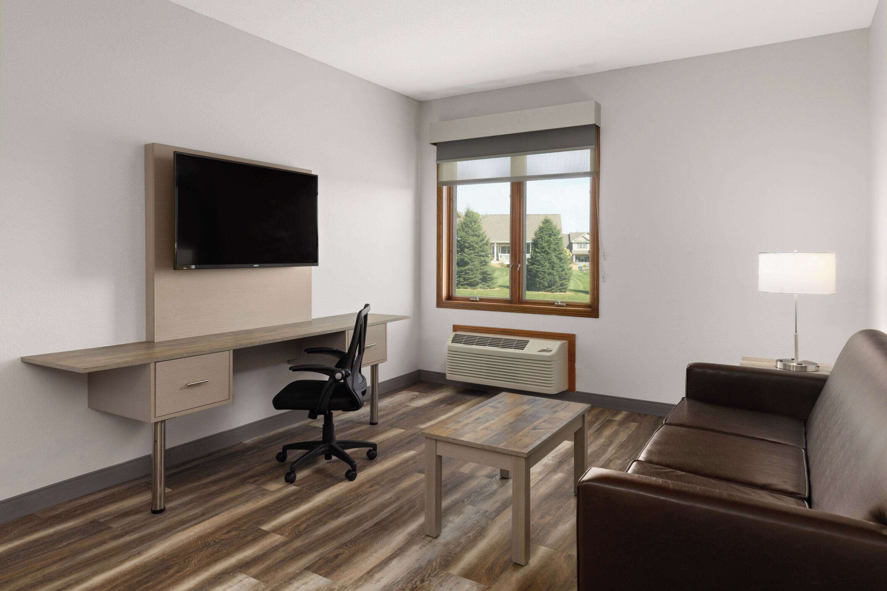 suite, 1 bedroom, non smoking (efficiency) | desk, blackout curtains, iron/ironing board, free wifi