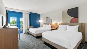 Room, 2 Queen Beds | Premium bedding, individually decorated, individually furnished, desk