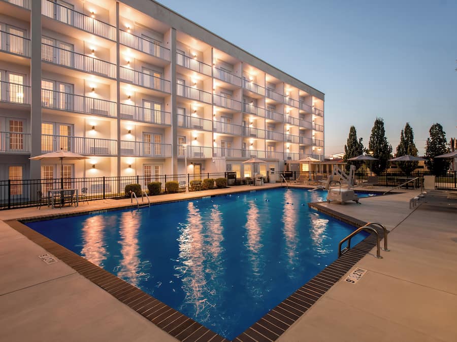 Seasonal outdoor pool