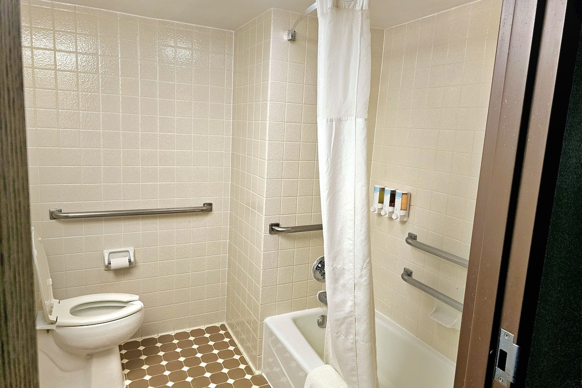 room, 1 king bed, accessible, non smoking (mobility, bathtub w/grab bars) | 1 bedroom, desk, iron/ironing board, free cots/infant beds