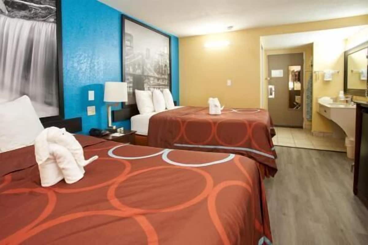 Premium bedding, pillow-top beds, individually furnished, desk