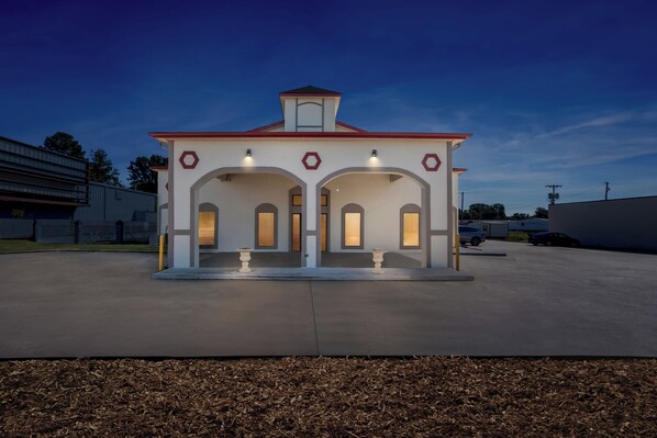 Front of property - evening/night