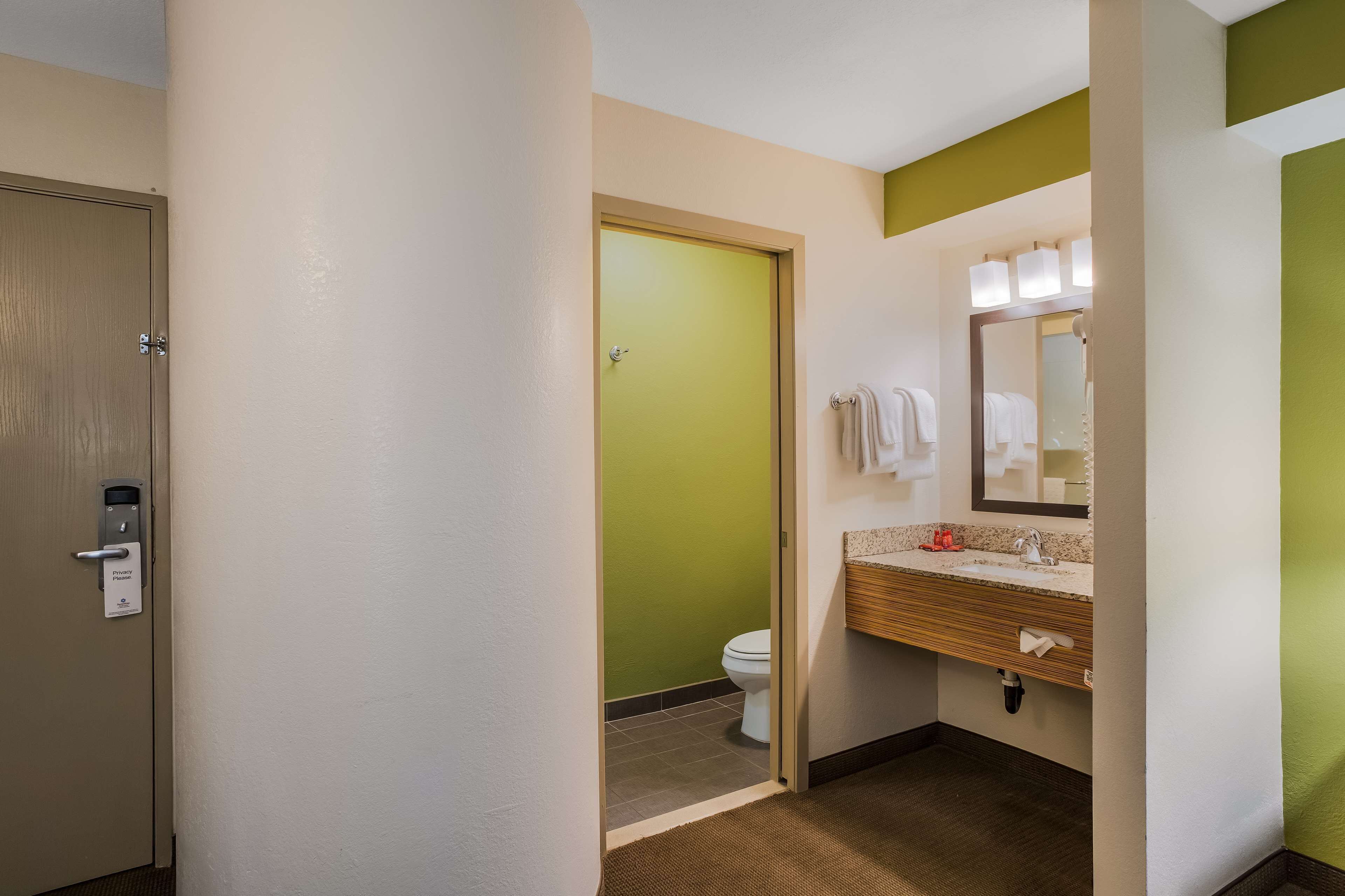 standard room, 1 king bed, non smoking, refrigerator & microwave | bathroom | shower, free toiletries, hair dryer, towels