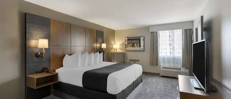 Suite, 1 King Bed, Non Smoking, Refrigerator & Microwave | Premium bedding, pillowtop beds, in-room safe, desk