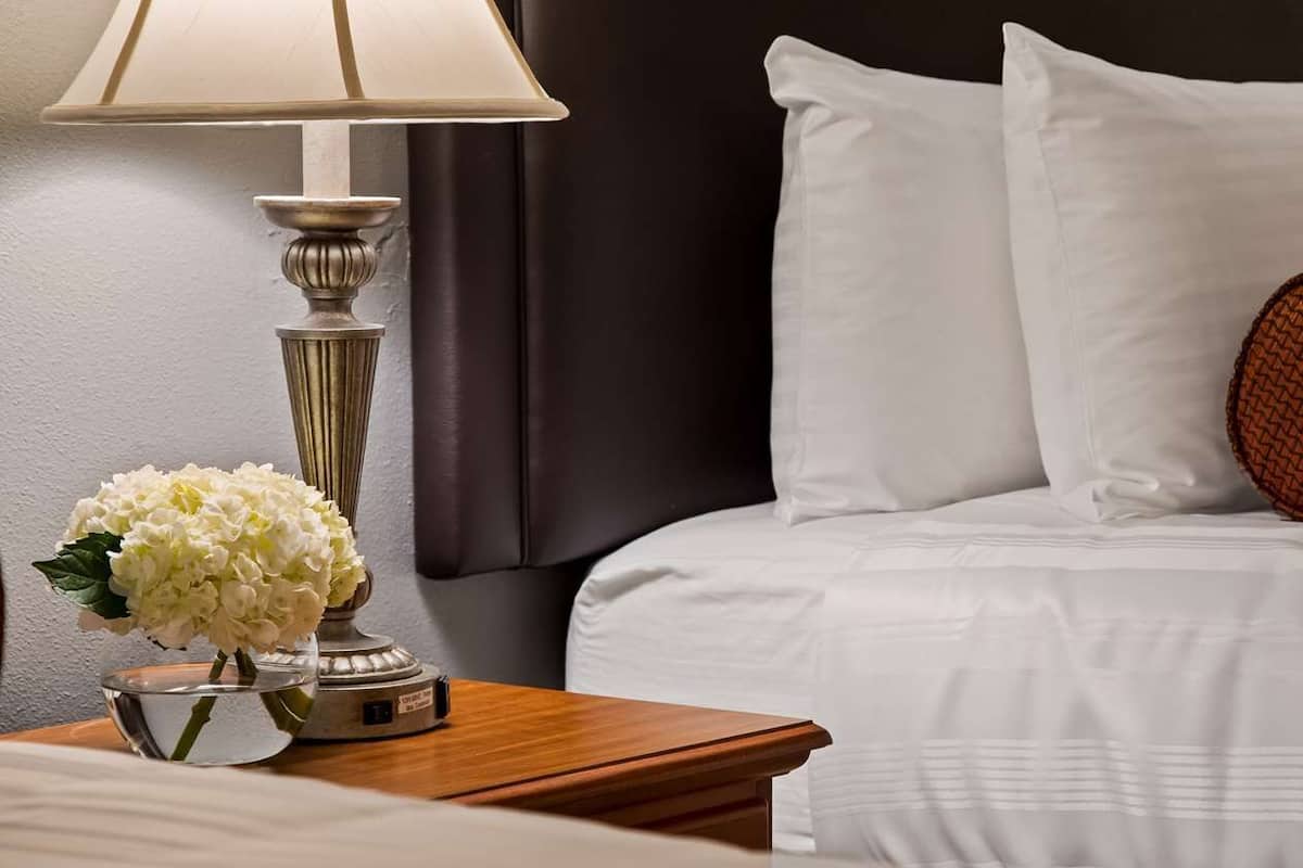 Premium bedding, pillowtop beds, in-room safe, desk